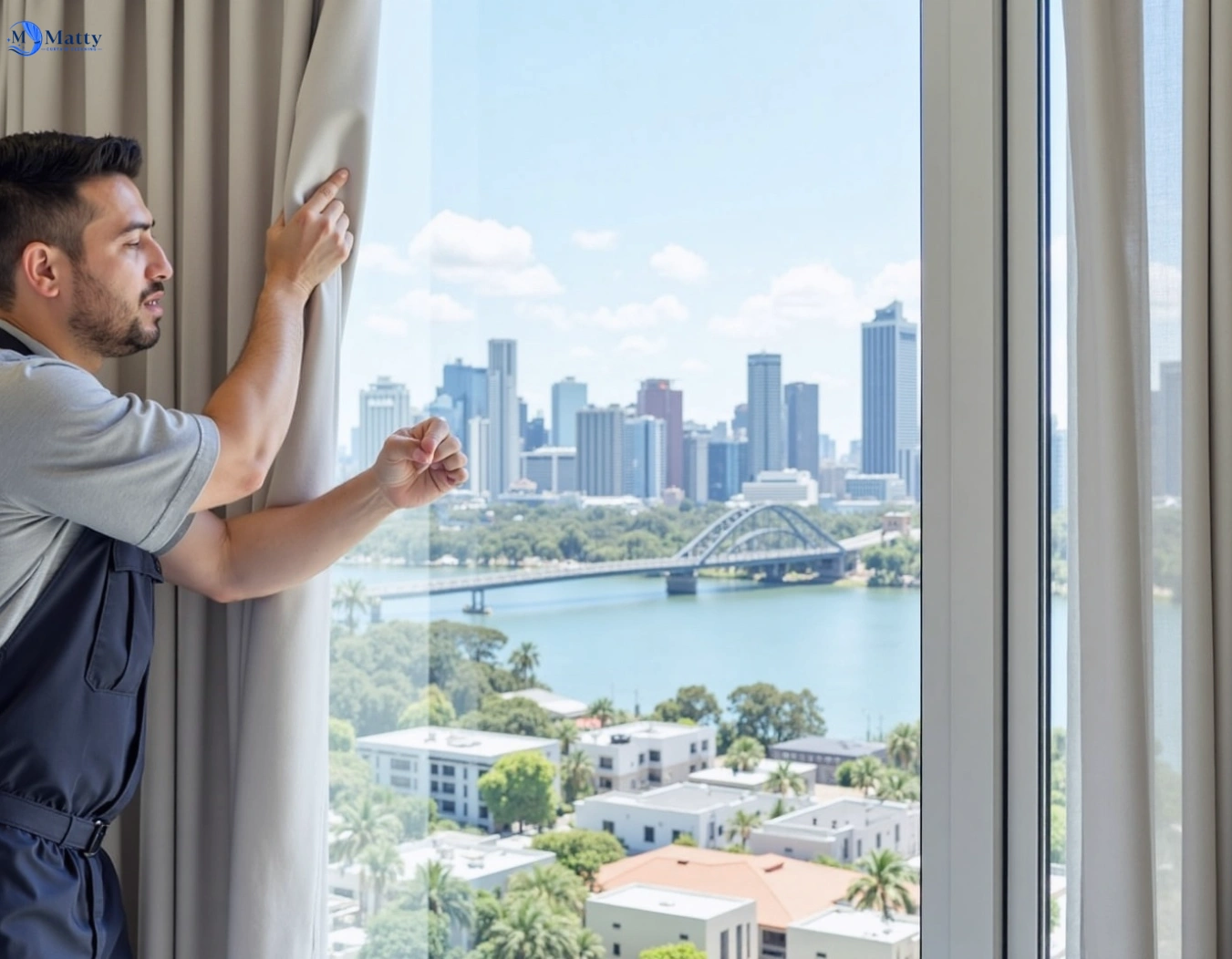 Professional curtain steam cleaning service maroubra-nsw QLD by Matty Curtain Cleaning